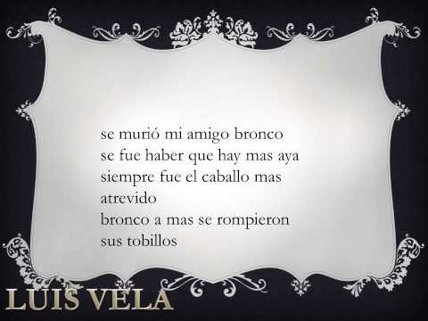 BRONCO  AMIGO BRONCO (letra)