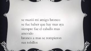 BRONCO  AMIGO BRONCO (letra)