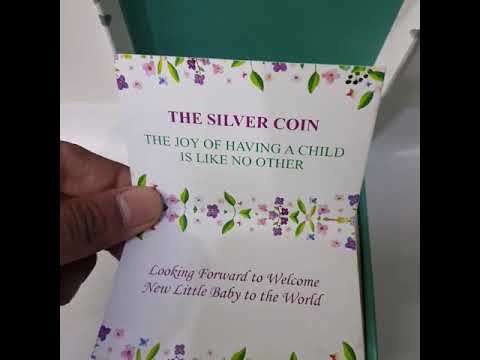 Silver coin baby shower by mahesh chand and sons, age group:...