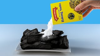 Mix Baking Soda with Charcoal 😱You Will not Believe the Incredible Result