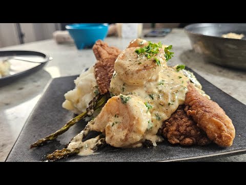 Fried Catfish and Crab Sauce: A Southern Seafood Delight