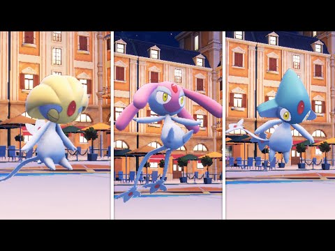 Uxie & Mesprit & Azelf in Pokemon Scarlet & Violet