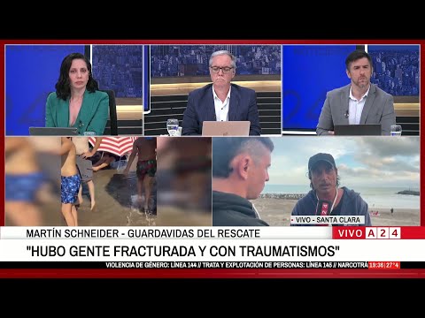 📢 GUARDAVIDAS RELATA EL CAOS TRAS EL METEOTSUNAMI EN MAR CHIQUITA