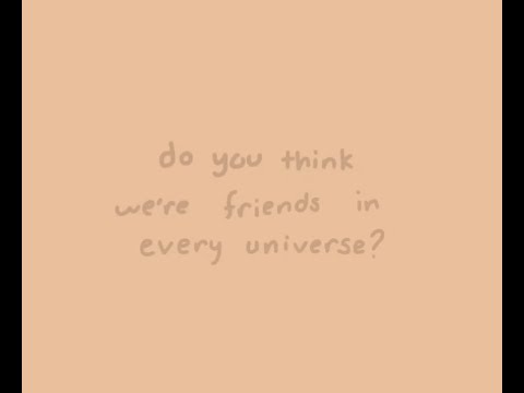 "Do you think we're friends in every universe?" | [Short Animatic]