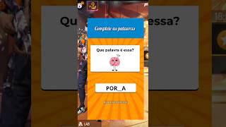 Acertou todas? #freefire #ff #garenafreefire #quiz #ronazim