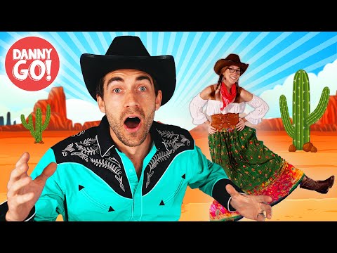 The Cowboy Dance! ???? /// Danny Go! Kids Brain Break Movement Songs