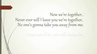 Now we’re together by Bailey May (lyrics)
