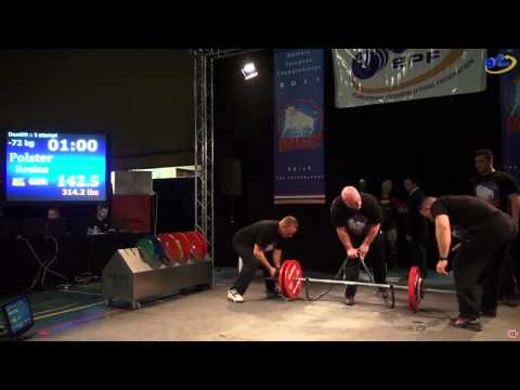 Women -72 to 84+kg Deadlift of 2011 EPF Western European Championships