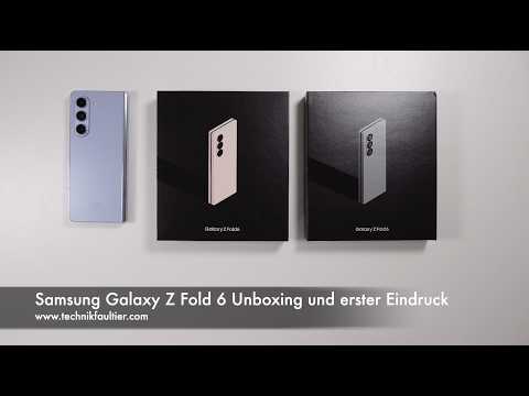 Samsung Galaxy Z Fold 6 Unboxing und erster Eindruck