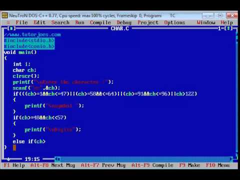 Find Uppercase Lowercase Symbols or Digits In C Program Tamil