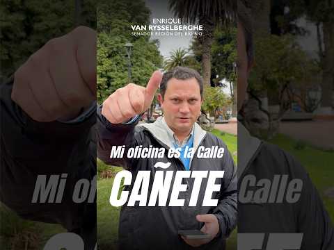 Estoy acá en la comuna de Cañete, específicamente en la Plaza de Armas de la comuna.