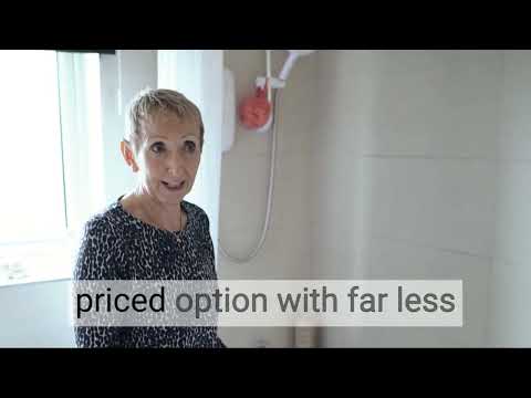 UDOOR bathtub door customer review video 1