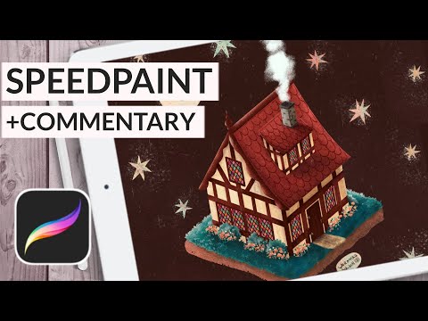 Isometric House Animation in Procreate // Speedpaint Tutorial