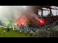 Újpest - Ferencváros 0-0, 2018 - Choreo, Pyroshow, Support