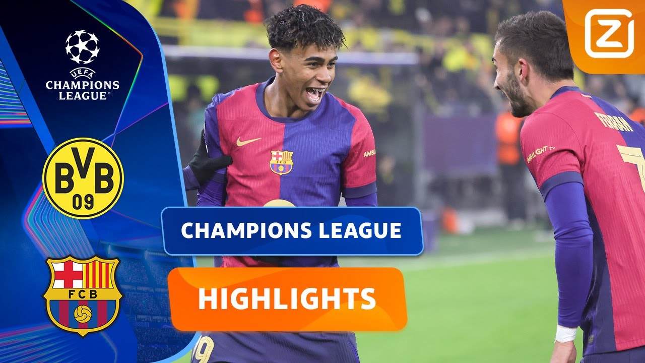 GENIALE YAMAL IN KRANKZINNIGE TWEEDE HELFT!! 😱✨ | Dortmund vs Barcelona | Champions League 24/25