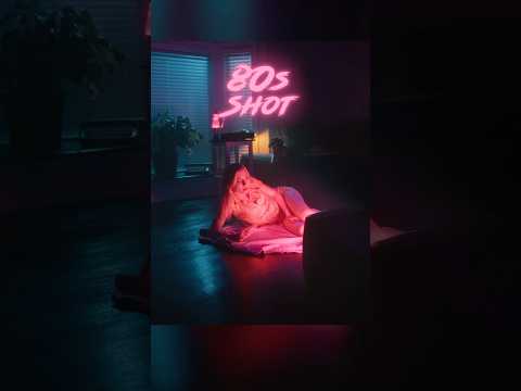How to Light a Scene like 80s Synthwave #amaran #filmmaking