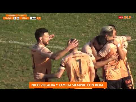 Gol de #Berazategui:Visco pone el 1-0 ante #ElPorvenir