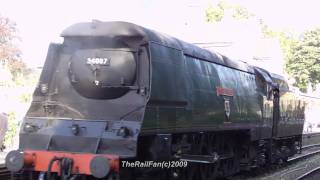 preview picture of video '(HD)34007 WADEBRIDGE Alresford Station 12th September 2009'