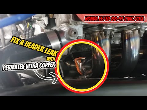 || HONDA EF/ED 88-91 CIVIC/CRX || Header is Leaking Again!🤦🏽‍♂️ Leak Repair Second Attempt on my EF!