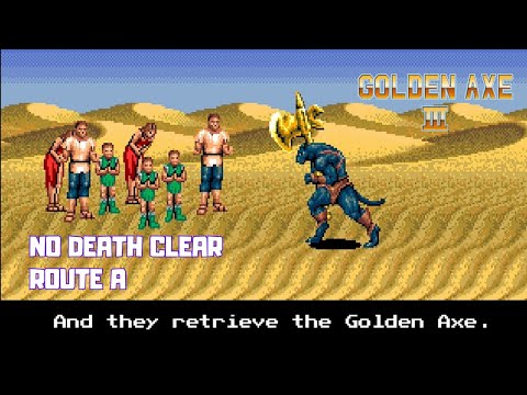 Golden Axe III (Genesis) No Death Clear with Chronos Lait (Route A | Hard Difficulty)