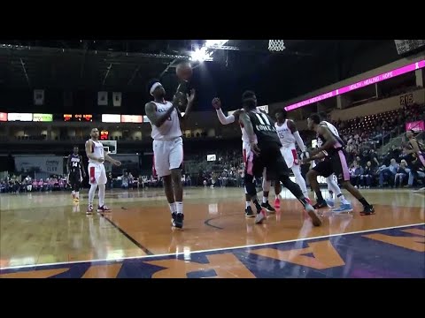 Derek Cooke Jr. slams home the alley-oop