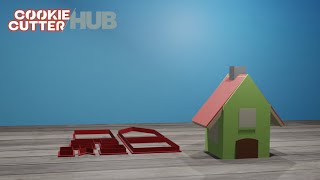 How to Create a 3D Christmas Gingerbread House