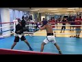 Super Flyweight champion Naoya 'Monster' Inoue sparring a featherweight!