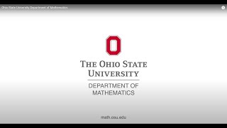 Ohio State University Department of Mathematics