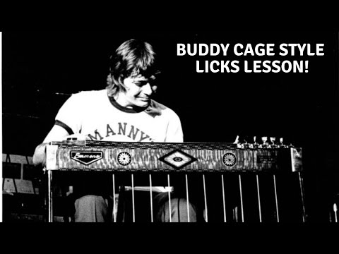 Buddy Cage syle licks. Pedal steel lesson!