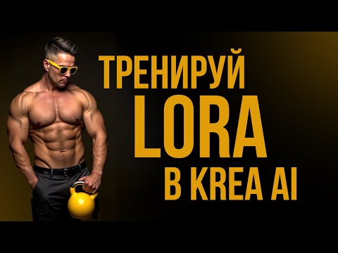 Тренировка  своей LORA в KREA AI за несколько минут и несколько кликов!