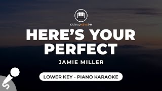 Download lagu Here's Your Perfect - Jamie Miller (Lower Key - Piano Karaoke) mp3