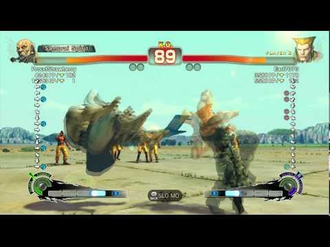 USFIV~ Gouken (ProudStrawberry) vs.  Guile (Earl7070) HD