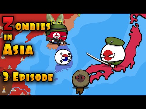 Zombies in Asia - Episodes 3 / Japan ( Countryballs )