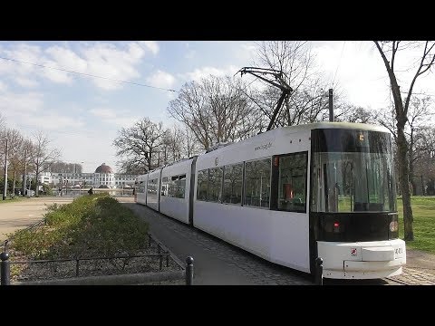 Straßenbahn Bremen. Linie 5. Gröpelingen - Überseestadt - Hauptbahnhof - Bürgerpark (2019)