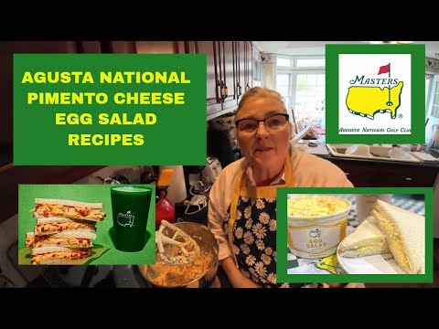 FAMOUS "AUGUSTA NATIONAL" PIMENTO CHEESE AND EGG SALAD #2023-19