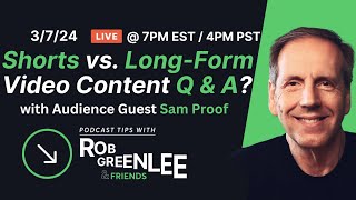 Live Q&A on Shorts vs Long-Form Video Content - Ep 18