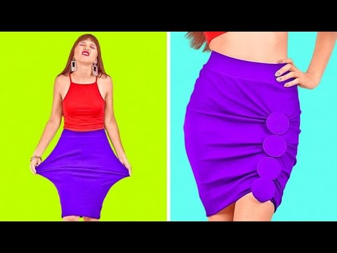 BRILLIANT CLOTHING HACKS FOR SMART GIRLS || Simple DIY ideas by 123 GO!