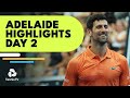 Djokovic In Doubles Action, Rune, Auger-Aliassime Also Feature | Adelaide 2023 Day 2 Highlights
