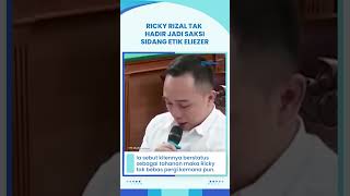 Tidak Terima Surat dari Propam Polri, Ricky Rizal Tak Hadir Jadi Saksi Sidang Etik Richard Eliezer