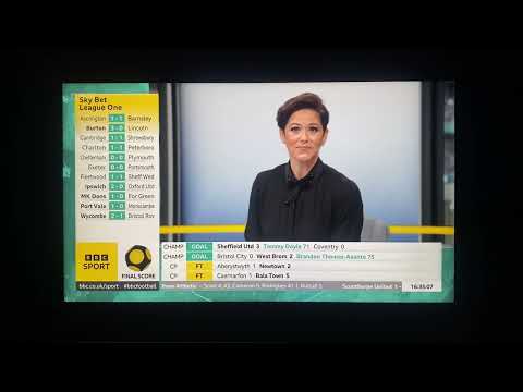 BBC Final Score - Monday 26th December 2022