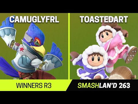 SmashLAN'd 263 Winners R3 - CAMUGLYFRL (Falco) vs ToastedArt (Ice Climbers) - SSBU Tournament