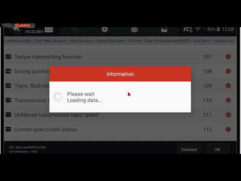 Monitor Your Audi’s Transmission Temperature in Real-Time with YOUCANIC Scanner!