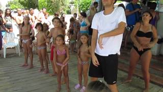 Bailando en la playa