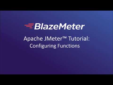 Working with Functions in Apache™ JMeter