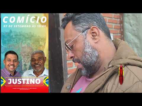 DOUGLAS DO PT DIZ : COMÍCIO DA FAVELA DO JUSTINOS NO SÁBADO DIA 7 E DO PT MANO .