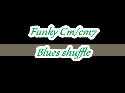 Blues funk shuffle c Backing Track