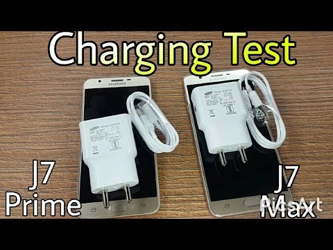 Samsung galaxy j7 max vs j7 prime charging test