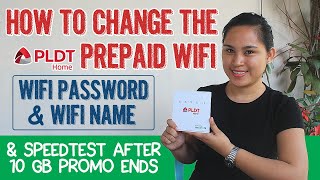 HOW TO CHANGE PLDT HOME PREPAID WiFi NAME & PASSWORD | HOW TO HIDE SSID | free text???