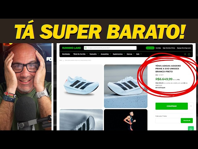 É um ABSURDO o PREÇO do novo TÊNIS da ADIDAS