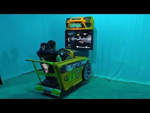 Car Racing Arcade Game Machine Split Second Single Player